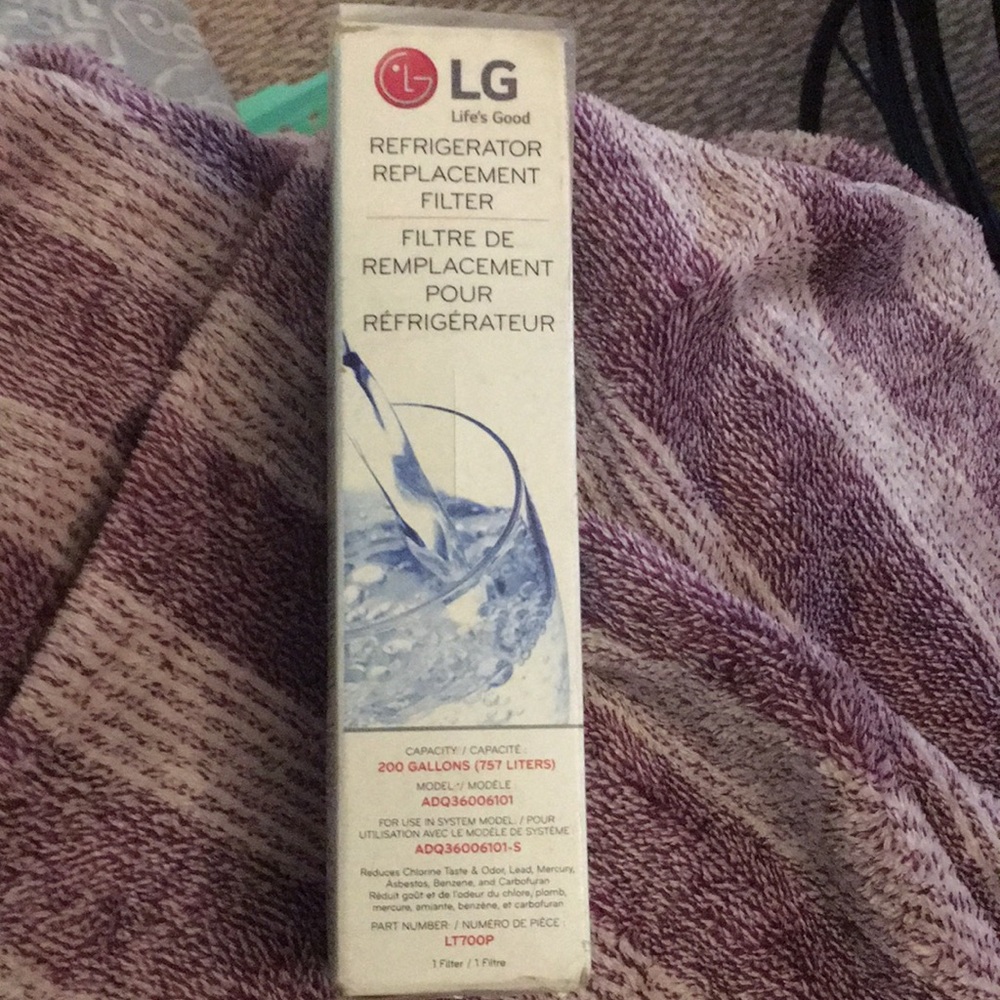 LG Refrigerator replacement filter